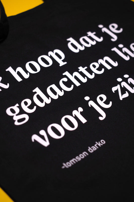 Ik hoop dat je gedachten lief voor je zijn + blijven + tas bundel