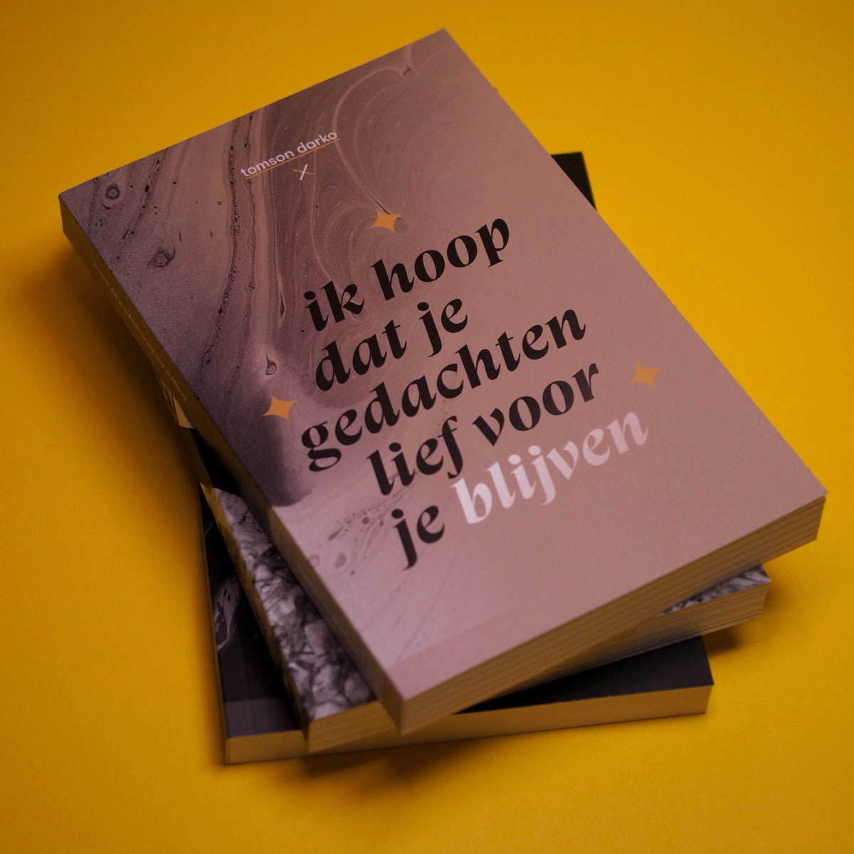 Ik hoop dat je gedachten lief voor je zijn + blijven + Helaas houd ik van je bundel